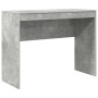 Escritorio con almacenamiento con cajón 2 pcs Gris Concreto