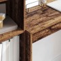 Escritorio con almacenamiento con cajón 2 pcs Madera Vieja