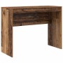 Escritorio con almacenamiento con cajón 2 pcs Madera Vieja