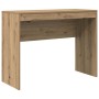 Escritorio con almacenamiento con cajón 2 pcs Roble artisan
