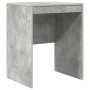 Escritorio con almacenamiento con cajón 2 pcs Gris Concreto