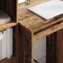 Escritorio con almacenamiento con cajón 2 pcs Madera Vieja