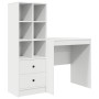 Escritorio con almacenamiento 2 pcs Blanco 70 x 50 x 76 cm