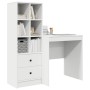 Escritorio con almacenamiento 2 pcs Blanco 70 x 50 x 76 cm