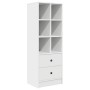 Escritorio con almacenamiento 2 pcs Blanco 70 x 50 x 76 cm
