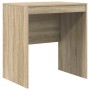 Escritorio con almacenamiento con cajón 2 pcs Roble Sonoma