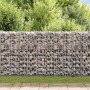 Cesta de muro de gaviones acero galvanizado 120x30x100 cm