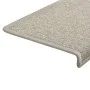 Alfombras de peldaños de escalera 15 uds gris claro 65x21x4 cm de vidaXL, Alfombrillas para escalones - Ref: Foro24-134570, P...