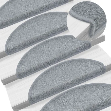Stufenmatten 15 Stück hellgrau 65x24x4 cm von vidaXL, Treppenmatten - Ref: Foro24-133887, Preis: 77,86 €, Rabatt: %