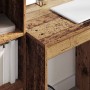 Escritorio con almacenamiento con cajón 2 pcs Madera Vieja