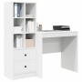 Escritorio con almacenamiento 2 pcs Blanco 80 x 50 x 76 cm