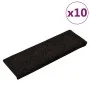Alfombrillas de escalera 10 unidades negro 65x21x4 cm de vidaXL, Alfombrillas para escalones - Ref: Foro24-149817, Precio: 63...