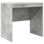 Escritorio con almacenamiento con cajón 2 pcs Gris Concreto