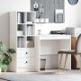 Escritorio con almacenamiento 2 pcs Blanco 90 x 50 x 76 cm