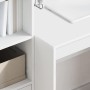 Escritorio con almacenamiento 2 pcs Blanco 90 x 50 x 76 cm