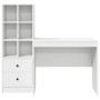 Escritorio con almacenamiento 2 pcs Blanco 90 x 50 x 76 cm