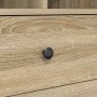 Escritorio con almacenamiento con cajón 2 pcs Roble Sonoma
