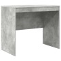 Escritorio con almacenamiento con cajón 2 pcs Gris Concreto