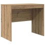 Escritorio con almacenamiento con cajón 2 pcs Roble artisan