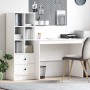 Escritorio con almacenamiento 2 pcs Blanco 100 x 50 x 76 cm