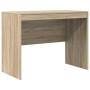 Escritorio con almacenamiento con cajón 2 pcs Roble Sonoma