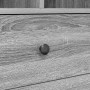 Escritorio con almacenamiento con cajón 2 pcs Gris sonoma