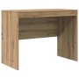 Escritorio con almacenamiento con cajón 2 pcs Roble artisan