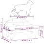 Hundebett aus dunkelgrauem Stoff, 70 x 52 x 30 cm von vidaXL, Betten für Hunde - Ref: Foro24-171934, Preis: 68,40 €, Rabatt: %