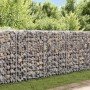 Cesta de muro de gaviones acero galvanizado 120x30x50 cm