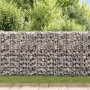 Cesta de muro de gaviones acero galvanizado 120x30x50 cm