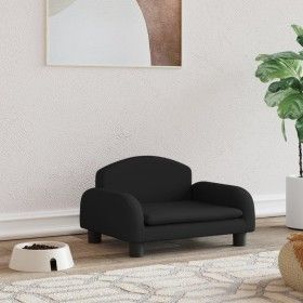 Black fabric dog bed 50x40x30 cm by vidaXL, Beds for dogs - Ref: Foro24-171975, Price: 65,24 €, Discount: %