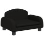 Hundebett aus schwarzem Stoff, 50 x 40 x 30 cm von vidaXL, Betten für Hunde - Ref: Foro24-171975, Preis: 65,24 €, Rabatt: %