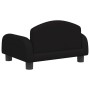 Hundebett aus schwarzem Stoff, 50 x 40 x 30 cm von vidaXL, Betten für Hunde - Ref: Foro24-171975, Preis: 65,24 €, Rabatt: %