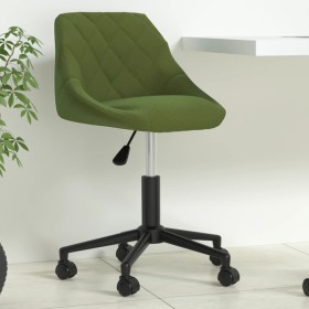 Silla de oficina giratoria de terciopelo verde claro Silla de oficina giratoria de terciopelo verde claro