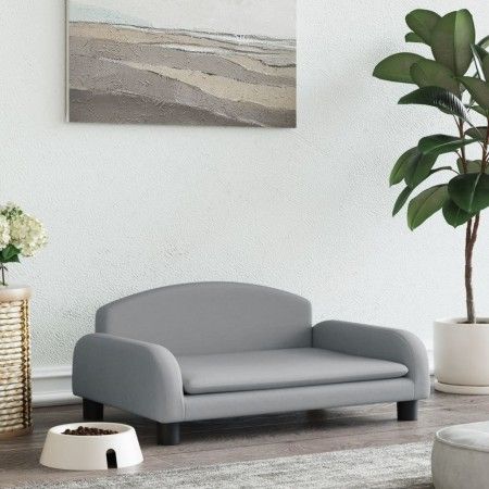 Cama para perros de tela gris claro 70x45x30 cm de vidaXL, Camas para perros - Ref: Foro24-171960, Precio: 78,36 €, Descuento: %