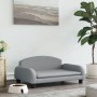 Cama para perros de tela gris claro 70x45x30 cm de vidaXL, Camas para perros - Ref: Foro24-171960, Precio: 78,36 €, Descuento: %