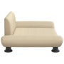 Cama para perros de tela crema 70x45x28 cm de vidaXL, Camas para perros - Ref: Foro24-171995, Precio: 70,47 €, Descuento: %