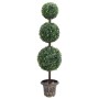 Planta de boj artificial forma de bola con maceta verde 118 cm en Flora artificial | Comprar online en Foro24