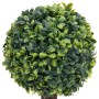 Plantas de boj artificial 2 uds forma bola maceta verde 41 cm
