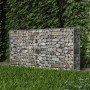 Cesta de muro de gaviones acero galvanizado 200x30x100 cm