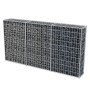 Cesta de muro de gaviones acero galvanizado 200x30x100 cm