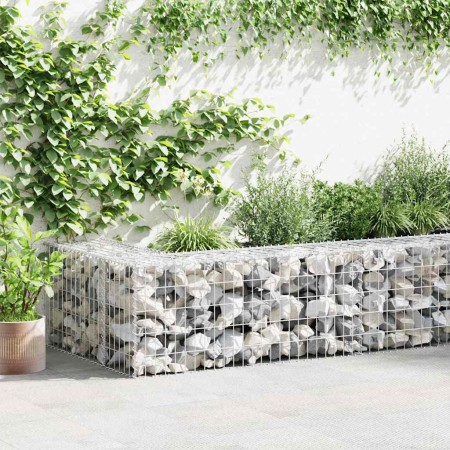 Cesta de muro de gaviones acero galvanizado 100x50x50 cm