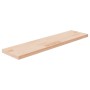 Untreated solid oak wood shelf board 80x20x2.5 cm by vidaXL, Shelves and shelves - Ref: Foro24-342936, Price: 41,58 €, Discou...