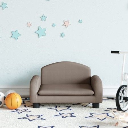 Sofá para niños de tela gris taupe 50x40x30 cm by vidaXL, Baby and Toddler Furniture - Ref: Foro24-3196372, Price: 65,24 €, D...