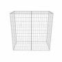 Cesta de muro de gaviones acero galvanizado 100x50x100 cm