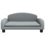 Sofá para niños de tela gris claro 70x45x30 cm by vidaXL, Baby and Toddler Furniture - Ref: Foro24-3196358, Price: 78,46 €, D...