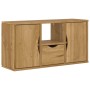 Muebles de TV 5 uds. con almacenaje "ODDA" madera maciza pino en Muebles TV | Comprar online en Foro24