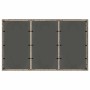 Conjunto de Comedor de Jardín 7 pcs Gris 150 x 90 x 75 cm