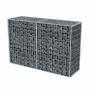 Cesta de muro de gaviones acero galvanizado 150x50x100 cm