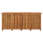 Caja de almacenaje de jardín madera maciza acacia 175x80x75 cm de vidaXL, Cajas de almacenaje para exteriores - Ref: Foro24-3...